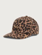 GUESS шапка с козирка дамска от вълнена материя кафява AW5641 WOL01