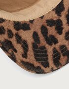GUESS шапка с козирка дамска от вълнена материя кафява AW5641 WOL01