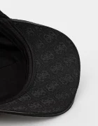 GUESS Шапка с козирка дамска в черно с десен AW5282 POL01