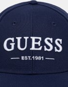 GUESS Шапка с козирка мъжка тъмносиня AM9609 POL01