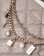 GUESS шопинг чанта дамска LIBBY бежова HWGG99 12250