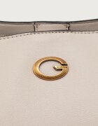 GUESS шопинг чанта дамска от имитация на кожа ALLEGRA бежова HWBG22 37230