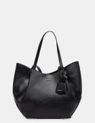 GUESS шопинг чанта дамска от имитация на кожа AMORETTE черна HWBG78 98240