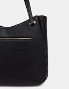 GUESS шопинг чанта дамска от имитация на кожа GILDA черна HWZG97 47230