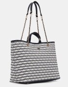 GUESS шопинг чанта дамска от имитация на кожа GIULLY бежова HWAG96 73290