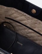 GUESS шопинг чанта дамска от имитация на кожа GIULLY бежова HWAG96 73290