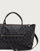 GUESS шопинг чанта дамска от имитация на кожа MARISSA сива HWSG24 82240