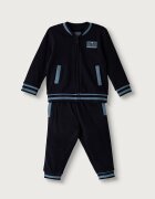 GUESS спортен комплект анцуг за бебе от памук тъмносин I6BG09 K5815