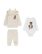 GUESS спортен комплект анцуг за бебе с памук бежов H6BG10 K6029