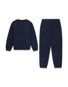 GUESS спортен комплект анцуг за деца от памук тъмносин L6YG02 K4058
