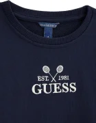 GUESS спортен комплект анцуг за деца от памук тъмносин L6YG02 K4058