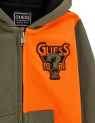 GUESS спортен комплект анцуг за деца от памук зелен N6BG06 K6485