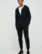 GUESS спортен панталон мъжки с памук ALDWIN черен със стандартна талия Z2YB22 K9V31