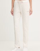 GUESS Спортен панталон NEW AGGIE в бежово с десен V5YB20 KB212
