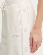 GUESS Спортен панталон OCTAVIA в бяло с апликация V5BB12 KCX22