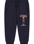 GUESS спортен панталон за деца от памук тъмносин N6BB03 K6119
