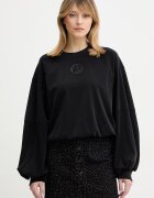 GUESS Суичър 4G в черно с апликация W6RQ13 KD332