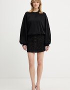 GUESS Суичър 4G в черно с апликация W6RQ13 KD332