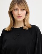GUESS Суичър 4G в черно с апликация W6RQ13 KD332