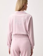 GUESS суичър дамски от кадифе AMALIA виолетов V6BQ08 K6302