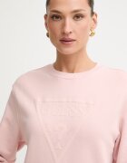 GUESS суичър дамски с памук розов W6YQ04 K3858