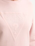 GUESS суичър дамски с памук розов W6YQ04 K3858
