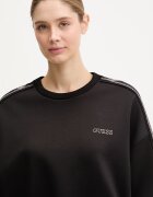 GUESS Суичър OCTAVIA в черно с апликация V6RQ96 KCX22