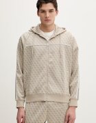 GUESS Суичър PARIMO мъжки в бежово с качулка с десен Z5BQ13 K2042