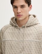 GUESS Суичър PARIMO мъжки в бежово с качулка с десен Z5BQ13 K2042