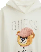 GUESS суичър с качулка за деца от памук бял J6YQ03 K3894