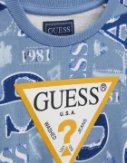 GUESS суичър с качулка за деца от памук син N6BQ02 K6111
