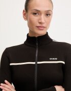 GUESS суичър с цип дамски JASMINE черен V6GQ04 K2911