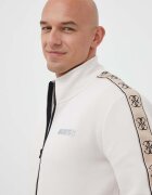 GUESS суичър с цип мъжки с памук MICKEY бежов Z2YQ10 KB3P2