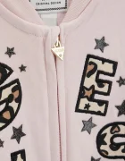 GUESS суичър с цип за деца от памук розов K6BQ03 K5895
