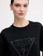 GUESS Суичър в черно с принт W6RQ16 KB681