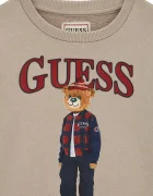 GUESS суичър за деца от памук бежов N6BQ03 K6112