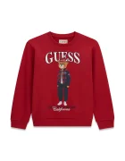 GUESS суичър за деца от памук червен L6BQ14 K6130
