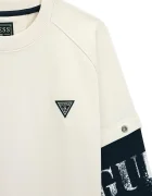 GUESS суичър за деца от памук сив L6BQ06 K5921
