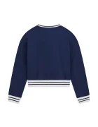 GUESS суичър за деца от памук тъмносин J6YI30 K3765