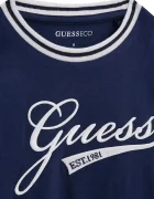 GUESS суичър за деца от памук тъмносин J6YI30 K3765