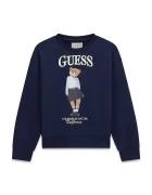 GUESS суичър за деца от памук тъмносин J6YQ01 K4419
