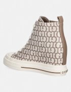 GUESS SUNDAE високи кецове дамски бежови високи FLTSUN FAL12