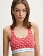GUESS Сутиен CARRIE в червено с десен O97C01 KBOE1