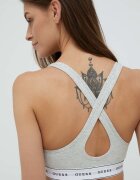 GUESS Сутиен CARRIE в сиво с изчистен дизайн O1GC15 KBBU1