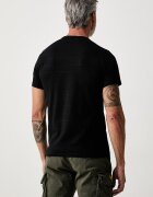 GUESS тениска basic мъжка от памук с еластан черна M6YI48 K4234