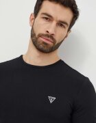 GUESS Тениска CALEB в черно с изчистен дизайн U97M00 KCD31