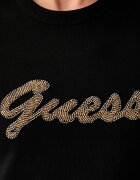 GUESS тениска дамска от памук черна W6YI29 K4348