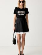 GUESS тениска дамска от памук черна W6YI30 K4349