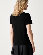 GUESS тениска дамска от памук черна W6YI30 K4349
