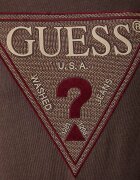 GUESS тениска дамска от памук кафява W6BI20 K6039